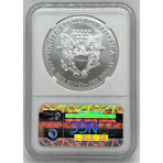 2011 S Silver Eagle Early Release NGC MS 70 Golden Gate Bridge Label front # 100