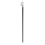 Brass Knuckle & Swarovski® Crystals Cane // Black