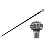 Walking Cane with Swarovski® Crystals // Black