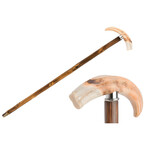 Warthog Tusk Cane // Brown