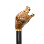 Brown Bear Cane // Black