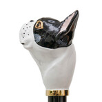 French Bulldog Cane // Black