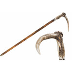 Deer Antler Cane // Brown