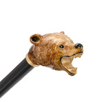 Brown Bear Cane // Black