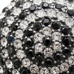 Walking Cane with Swarovski® Crystals // Black