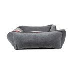 Pendleton Kuddler Dog Bed // Cabin Stripe Gray (Medium)
