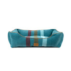 Pendleton Kuddler Dog Bed // Cabin Stripe Shale (Medium)