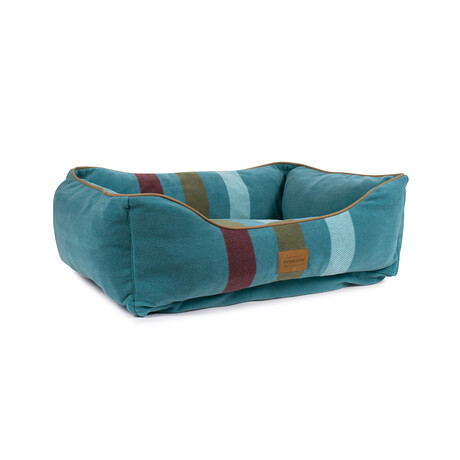 Pendleton Kuddler Dog Bed // Cabin Stripe Shale (Medium)