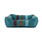 Pendleton Kuddler Dog Bed // Cabin Stripe Shale (Medium)