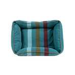 Pendleton Kuddler Dog Bed // Cabin Stripe Shale (Medium)