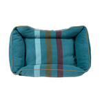 Pendleton Kuddler Dog Bed // Cabin Stripe Shale (Medium)