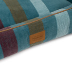 Pendleton Kuddler Dog Bed // Cabin Stripe Shale (Medium)