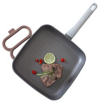 BergHOFF Leo 11" Non-Stick Grill Pan // Grey