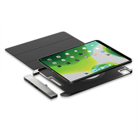 Innodude iPad Case with Extension Hub // 11" with 1080p // Grey