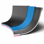 BergHOFF Leo Non-stick Fry Pan 10"// Blue (Blue)