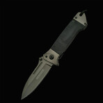 Drop Point Task Force Liner Lock // Black // 5"