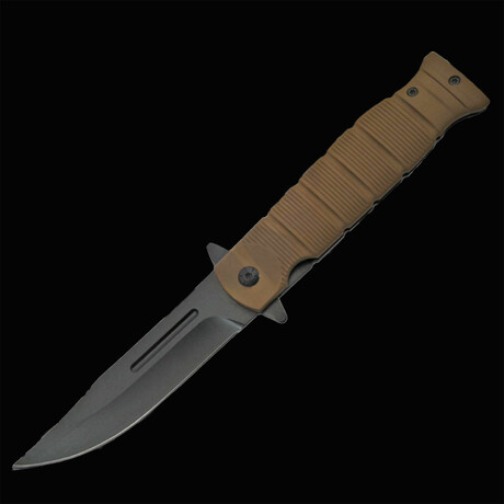 Brown Combat Liner Lock // Brown // 5"