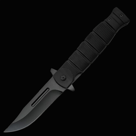 Black Combat Liner Lock // Black // 5"