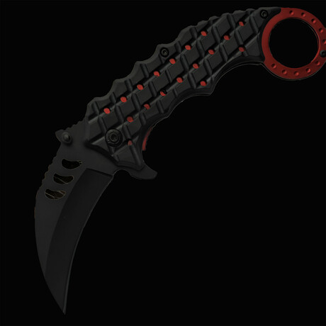 Shrub Karambit // Red // 5.5"