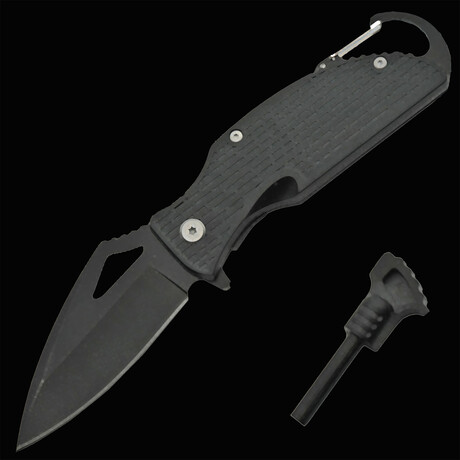 Black Camping Folder // Black // 3.5"