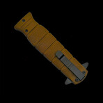 Brown Combat Liner Lock // Brown // 5"