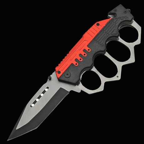 Combat Trench Liner Lock // Red // 5"