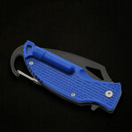 Blue Camping Folder // Blue // 3.5"