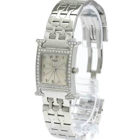 Hermes Ladies Heure H Diamond Quartz // HH1.230.HERMES // Pre-Owned