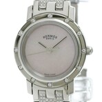 Hermes Ladies Clipper Diamond Quartz // CL4230.HERMES // Pre-Owned