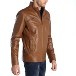 Utility Racer Jacket // Cognac (XS)