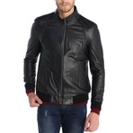 Bomber Raglan Jacket // Black (XS)