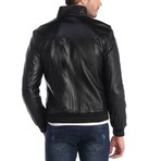 Smooth Bomber Jacket // Black (XS)