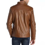 Utility Racer Jacket // Cognac (XS)