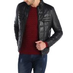 Square Quilted Jacket // Black (XS)