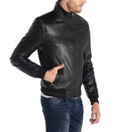 Smooth Bomber Jacket // Black (XS)