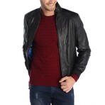 Raglan Bomber Jacket // Black (L)