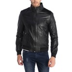 Smooth Bomber Jacket // Black (XS)