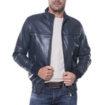 Bomber Jacket // Oil Blue (XS)