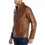 Utility Racer Jacket // Cognac (XS)