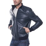 Bomber Jacket // Oil Blue (XS)