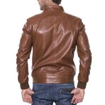 Bomber Raglan Jacket // Cognac (XS)