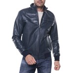 Bomber Jacket // Oil Blue (XS)