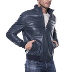 Bomber Jacket // Oil Blue (XS)