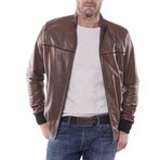 Bomber Jacket // Cognac (XL)
