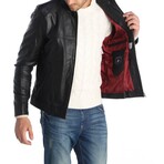 Bomber Raglan-Yoke Jacket // Black (XS)