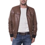 Bomber Jacket // Cognac (XL)