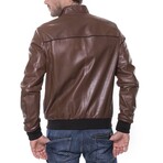 Bomber Jacket // Cognac (XL)
