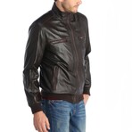 Utility Bomber Jacket // Brown (XS)