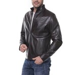 Café Racer Jacket // Brown (XS)