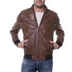 Bomber Jacket // Cognac (XL)